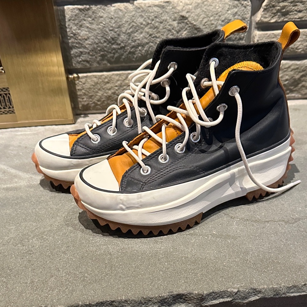 Leather Platform Converse